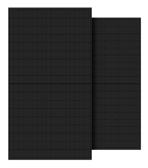 Twee zonnepanelen van Batterijprofijt