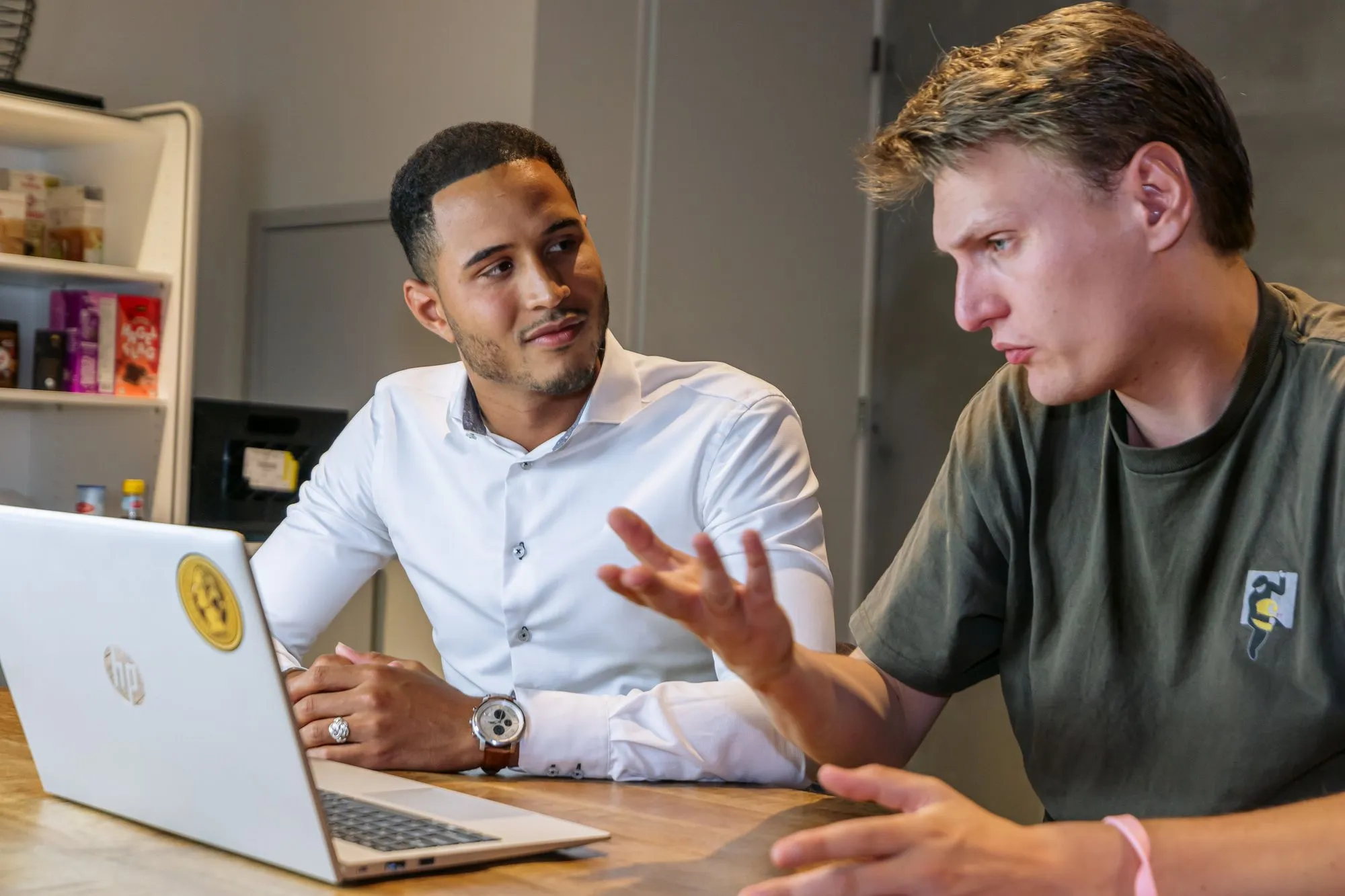 Klant in gesprek met Batterijprofijt